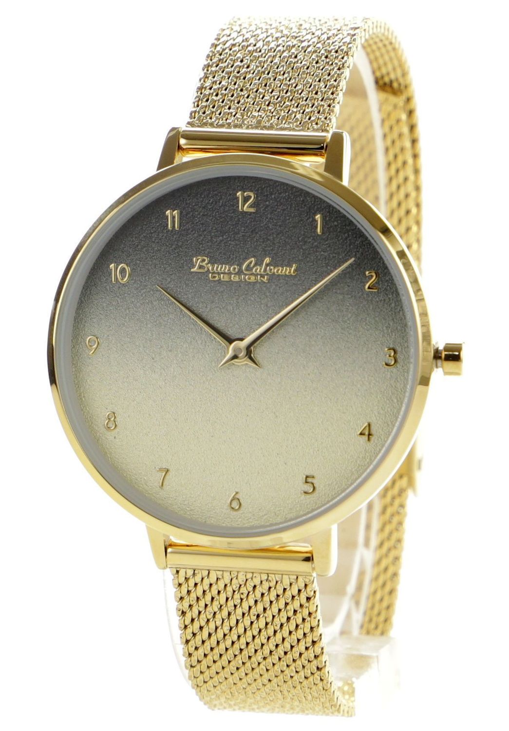 Zegarek damski na bransolecie biżuteryjnej Bruno Calvani BC90547 GOLD ombre tarcza. Damski zegarek biżuteryjny. Damski zegarek w złotym kolorze. Zegarek damski na bransolecie. Zegarek na prezent dla kobiety..jpg